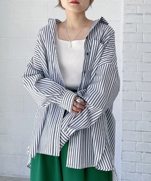 PAGEBOY | ストライプオーバーシャツ(シャツ/ブラウス)