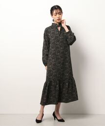 Lugnoncure | ペイズリー柄ティアードワンピース(ワンピース)