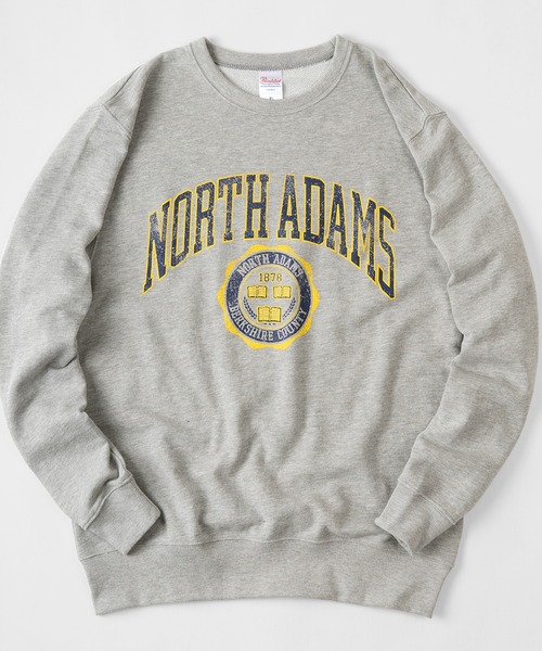 make a ray!（メイク ア レイ！）の「カレッジロゴ クルーネック オーバーサイズ スウェット/トレーナー（スウェット・メンズ・ブラック/ネイビー/グレー/グレー系その他/グレー系その他3/ブルー系その他/グレー系その他2/ブラック系その他・M/L/XL）」の7枚目の写真