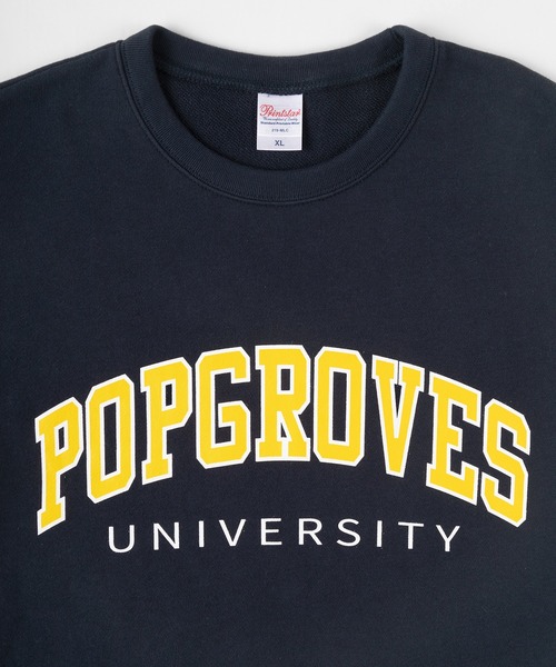 make a ray!（メイク ア レイ！）の「カレッジロゴ クルーネック オーバーサイズ スウェット/トレーナー（スウェット・メンズ・ブラック/ネイビー/グレー/グレー系その他/グレー系その他3/ブルー系その他/グレー系その他2/ブラック系その他・M/L/XL）」の9枚目の写真