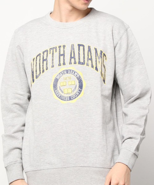 make a ray!（メイク ア レイ！）の「カレッジロゴ クルーネック オーバーサイズ スウェット/トレーナー（スウェット・メンズ・ブラック/ネイビー/グレー/グレー系その他/グレー系その他3/ブルー系その他/グレー系その他2/ブラック系その他・M/L/XL）」の21枚目の写真