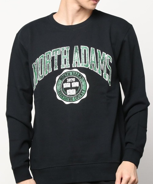 make a ray!（メイク ア レイ！）の「カレッジロゴ クルーネック オーバーサイズ スウェット/トレーナー（スウェット・メンズ・ブラック/ネイビー/グレー/グレー系その他/グレー系その他3/ブルー系その他/グレー系その他2/ブラック系その他・M/L/XL）」の17枚目の写真