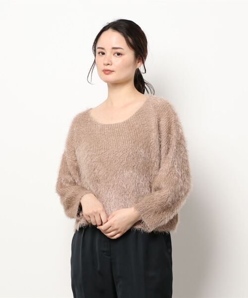 flower（フラワー）の「ルーズシャギーニット（ニット/セーター・レディース・ベージュ/ピンク・FREE）」の20枚目の写真