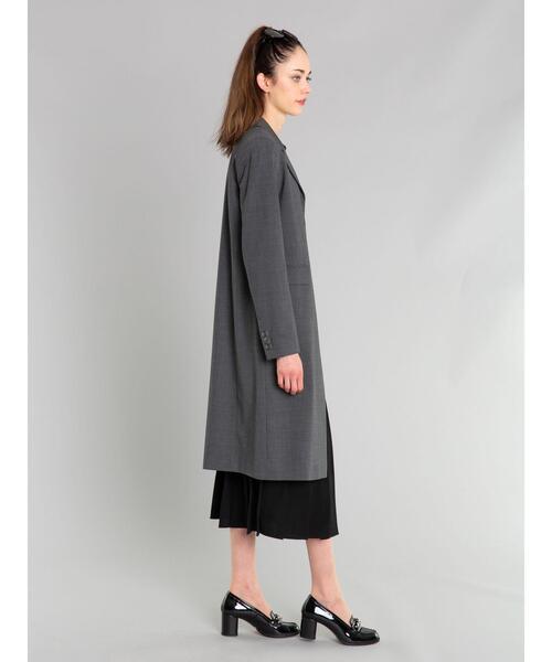 agnes b.(アニエスベー)の「TBK4 MANTEAU ウールチェスターコート(チェスターコート・レディース・グレー・40/38/42/36)」の7枚目の写真