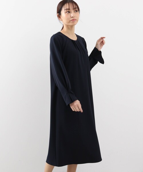 DRESKIP(ドレスキップ)の「◆お袖フレアータックワンピース(ワンピース・レディース・ブラック/ネイビー・02/03/04)」の15枚目の写真