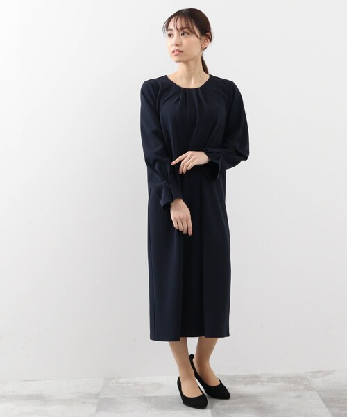 DRESKIP(ドレスキップ)の「◆お袖フレアータックワンピース(ワンピース・レディース・ブラック/ネイビー・02/03/04)」の17枚目の写真