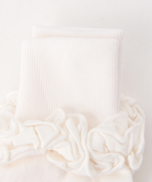 BEAMS BOY（ビームスボーイ）の「TWO FEET AHEAD / Fun&Fancy（ソックス/靴下・レディース・ホワイト・ONE SIZE）」の6枚目の写真