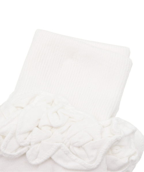 BEAMS BOY（ビームスボーイ）の「TWO FEET AHEAD / Fun&Fancy（ソックス/靴下・レディース・ホワイト・ONE SIZE）」の4枚目の写真