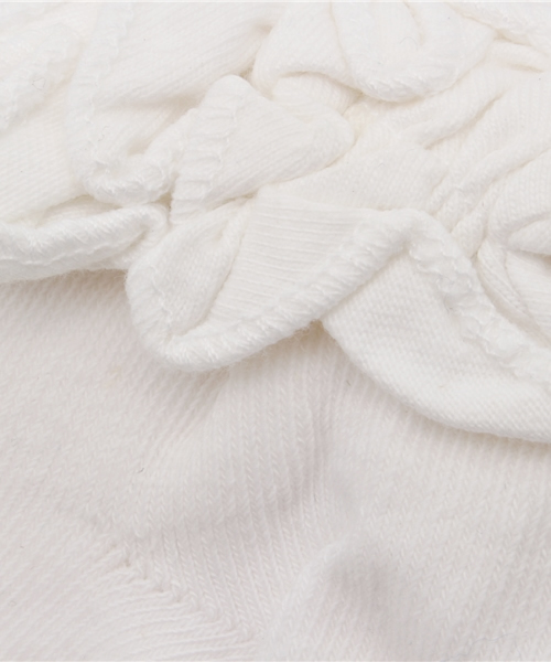 BEAMS BOY（ビームスボーイ）の「TWO FEET AHEAD / Fun&Fancy（ソックス/靴下・レディース・ホワイト・ONE SIZE）」の2枚目の写真