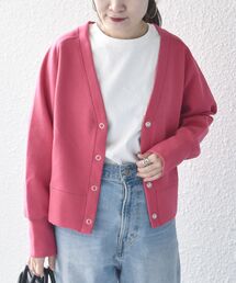 SHIPS | 〈手洗い可能〉ダンボールリブ スナップボタンカーディガン(カーディガン/ボレロ)