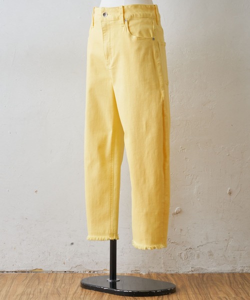 BEARDSLEY（ビアズリー）の「カットオフデニムパンツ（デニムパンツ・レディース・イエロー/ホワイト/インディゴブルー・1/0）」の22枚目の写真