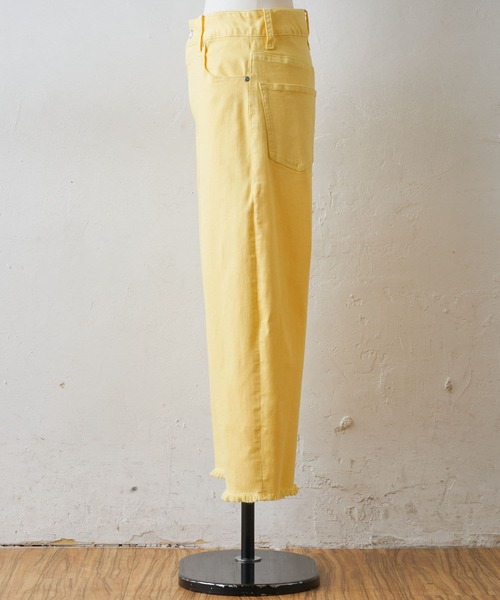 BEARDSLEY（ビアズリー）の「カットオフデニムパンツ（デニムパンツ・レディース・イエロー/ホワイト/インディゴブルー・1/0）」の13枚目の写真