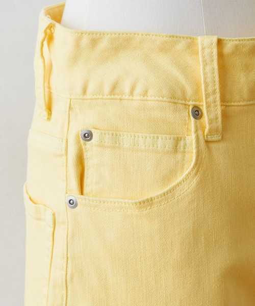 BEARDSLEY（ビアズリー）の「カットオフデニムパンツ（デニムパンツ・レディース・イエロー/ホワイト/インディゴブルー・1/0）」の12枚目の写真