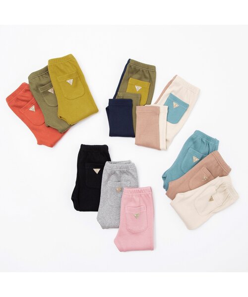 BREEZE（ブリーズ）の「/DAISUKI リブパンツ（その他パンツ・キッズ・ブラック/ベージュ/ブラウン/グレー/カーキ/ピンク/ターコイズブルー/イエロー/アイボリー/レインボー/レンガ・90/100/110/120/80/130/70）」の12枚目の写真