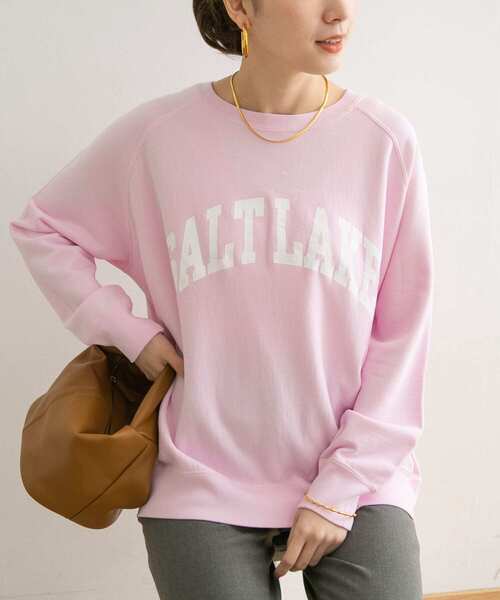 URBAN RESEARCH（アーバンリサーチ）の「Vintageロゴ スウェット（スウェット・レディース・グレー/ピンク/グリーン・FREE）」の5枚目の写真