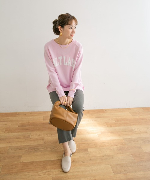 URBAN RESEARCH（アーバンリサーチ）の「Vintageロゴ スウェット（スウェット・レディース・グレー/ピンク/グリーン・FREE）」の7枚目の写真