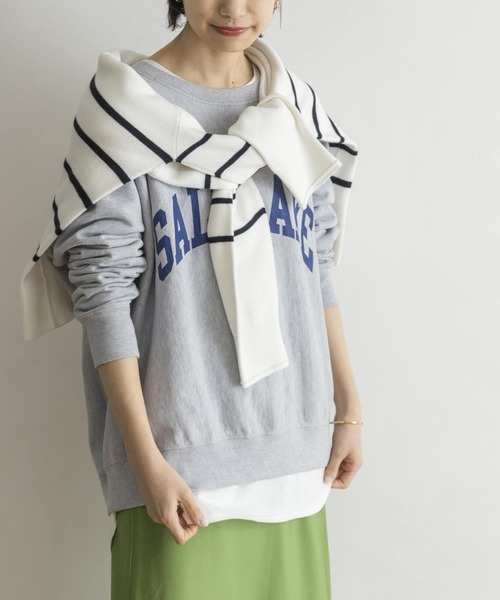 URBAN RESEARCH（アーバンリサーチ）の「Vintageロゴ スウェット（スウェット・レディース・グレー/ピンク/グリーン・FREE）」の9枚目の写真