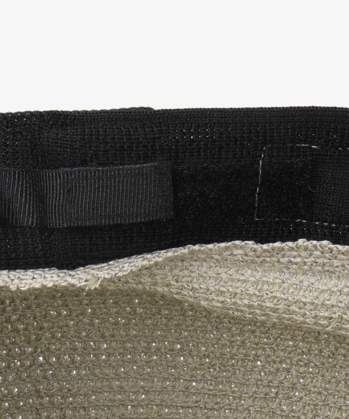 Chapeau d' O(シャポードオー)の「Chapeau d' O Silk Braid Beret(ハンチング/ベレー帽・レディース・ライトグレー/ブラック/パープル・M/57.5cm)」の9枚目の写真