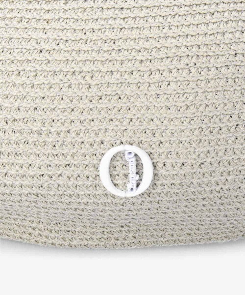 Chapeau d' O(シャポードオー)の「Chapeau d' O Silk Braid Beret(ハンチング/ベレー帽・レディース・ライトグレー/ブラック/パープル・M/57.5cm)」の18枚目の写真