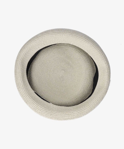 Chapeau d' O(シャポードオー)の「Chapeau d' O Silk Braid Beret(ハンチング/ベレー帽・レディース・ライトグレー/ブラック/パープル・M/57.5cm)」の17枚目の写真