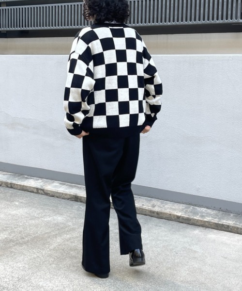 CPCM（シーピーシーエム）の「アソート柄カーディガン（カーディガン/ボレロ・メンズ・ホワイト/グリーン/ネイビー・FREE）」の7枚目の写真