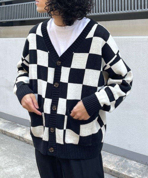 CPCM（シーピーシーエム）の「アソート柄カーディガン（カーディガン/ボレロ・メンズ・ホワイト/グリーン/ネイビー・FREE）」の11枚目の写真