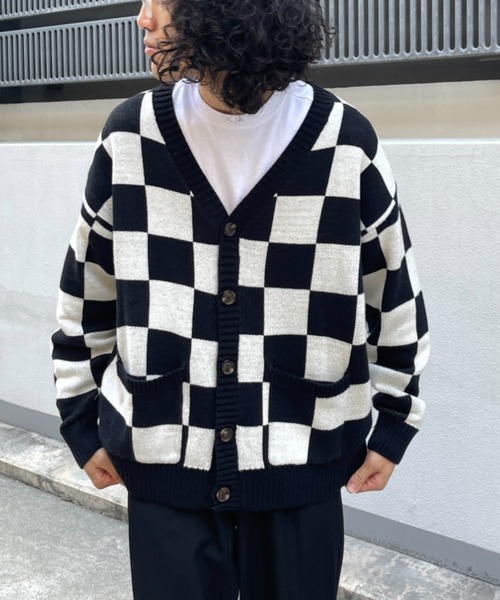 CPCM（シーピーシーエム）の「アソート柄カーディガン（カーディガン/ボレロ・メンズ・ホワイト/グリーン/ネイビー・FREE）」の12枚目の写真