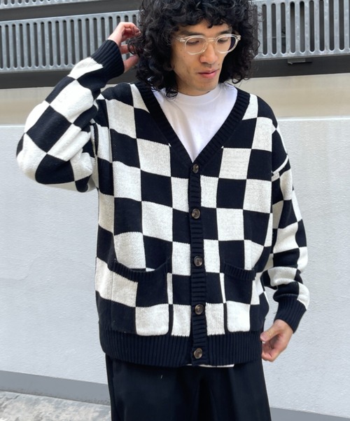 CPCM（シーピーシーエム）の「アソート柄カーディガン（カーディガン/ボレロ・メンズ・ホワイト/グリーン/ネイビー・FREE）」の16枚目の写真