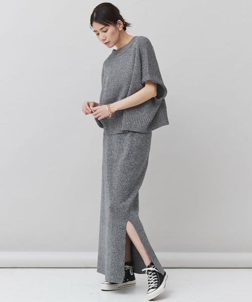 Curensology スリットヘムオールインワン 美品 Curensology スリット