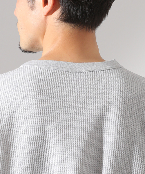JOURNAL STANDARD relume（ジャーナルスタンダード　レリューム）の「【JEMORGAN × relume / ジェイイーモーガン】別注 ワッフルTシャツ（Tシャツ/カットソー・メンズ・ホワイト/ブラック/グレー/カーキ・SMALL/MEDIUM/LARGE）」の18枚目の写真
