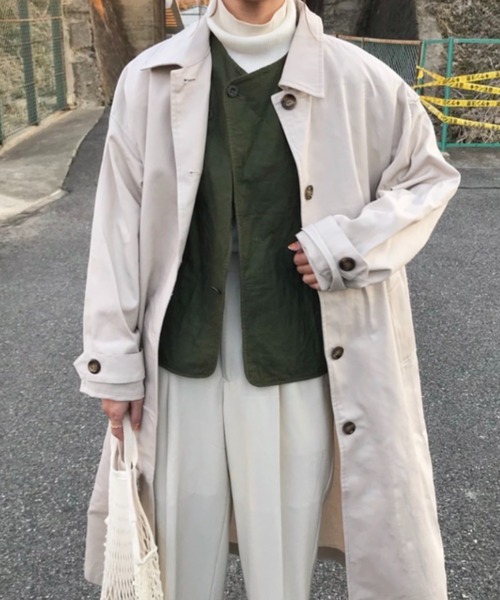 feepur（フェピュール）の「ステンカラーコート（ステンカラーコート・レディース・ベージュ/アイボリー・SMALL/MEDIUM）」の18枚目の写真