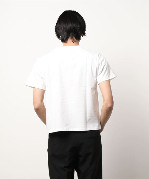 A.P.C.（アーペーセー）の「T-SHIRT RUE MADAME FEMME（Tシャツ/カットソー・レディース・ホワイト/ネイビー・S/L/M）」の8枚目の写真