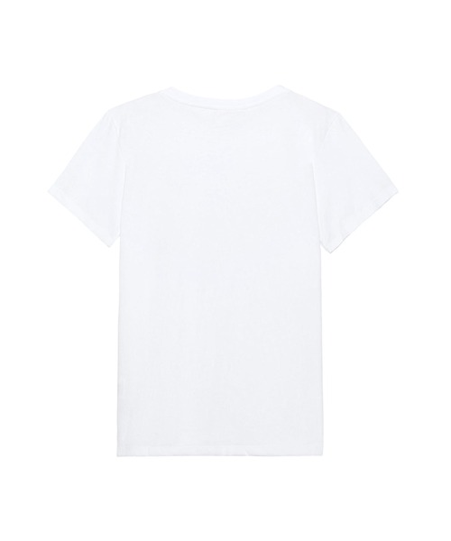 A.P.C.（アーペーセー）の「T-SHIRT RUE MADAME FEMME（Tシャツ/カットソー・レディース・ホワイト/ネイビー・S/L/M）」の5枚目の写真