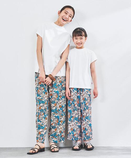 coen(コーエン)の「【coen キッズ/ジュニア】総柄プリントストレートパンツ(その他パンツ・キッズ・ベージュ/ネイビー・100/120/110/130/150/140)」の6枚目の写真