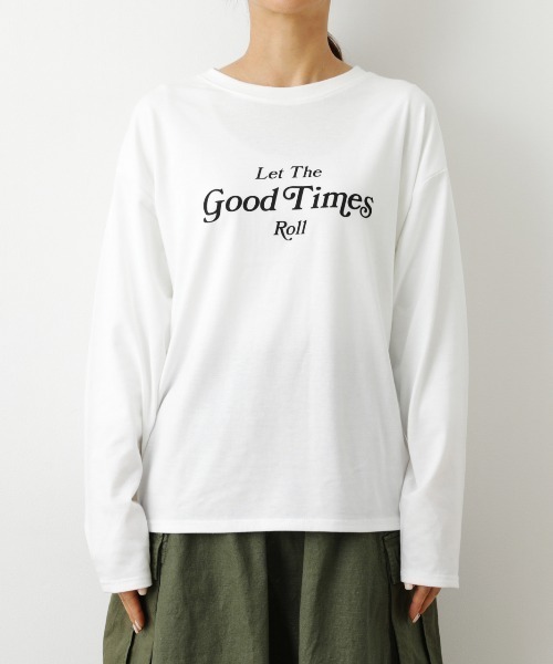セール】アソートロングTシャツ&ニットカーディガンセット