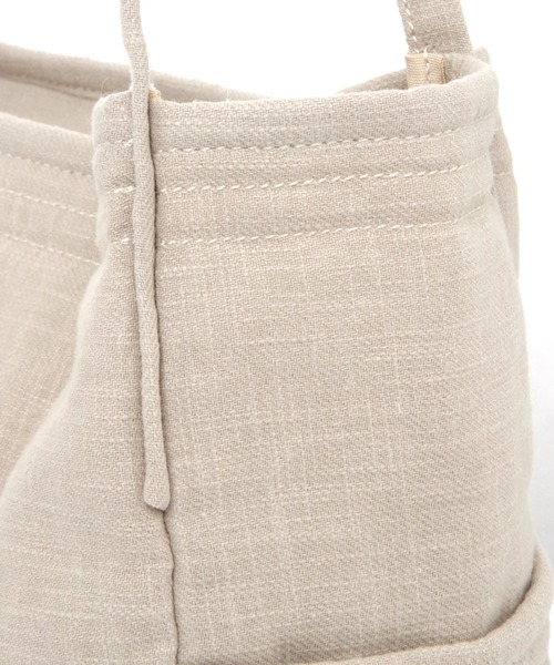 studio CLIP(スタディオクリップ)の「リネン中綿BIGトートバッグ(トートバッグ・レディース・ベージュ/サックスブルー/キャメル・FREE)」の8枚目の写真