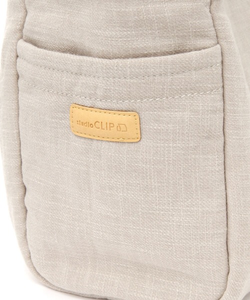 studio CLIP(スタディオクリップ)の「リネン中綿BIGトートバッグ(トートバッグ・レディース・ベージュ/サックスブルー/キャメル・FREE)」の11枚目の写真