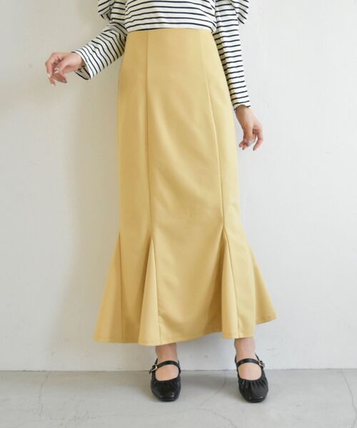 MAJESTIC LEGON（マジェスティックレゴン）の「はなやかカラーマーメイドスカート（スカート・レディース・ピンク/イエロー/アイボリー・MEDIUM）」の11枚目の写真