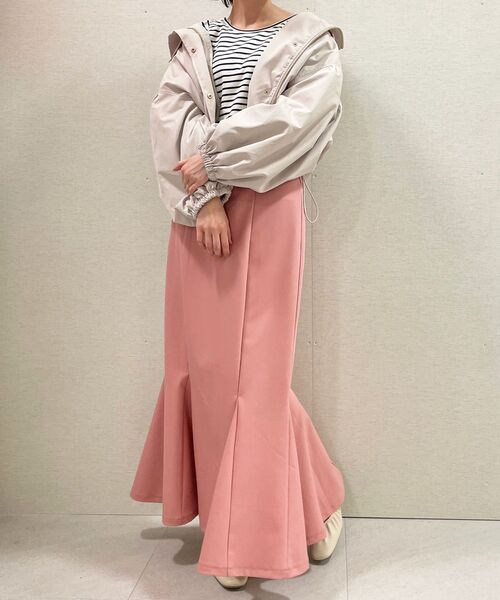 MAJESTIC LEGON（マジェスティックレゴン）の「はなやかカラーマーメイドスカート（スカート・レディース・ピンク/イエロー/アイボリー・MEDIUM）」の18枚目の写真