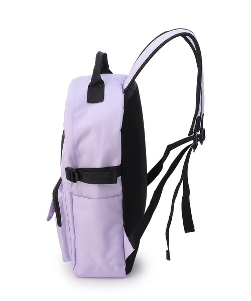 PINK-latte（ピンクラテ）の「◆メッシュポケットリュック（バックパック/リュック・キッズ・ブラック/ライトグリーン/ライトパープル・00）」の4枚目の写真