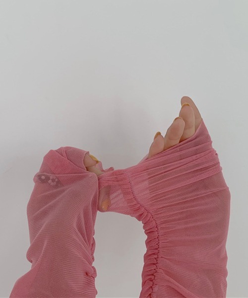 HALEY PESCA（ヘーリーペスカ）の「HALEY PESCA/シースルーハイネックインナーカットソー ブラウス（シャツ/ブラウス・レディース・ホワイト/ブラック/パープル/ピンク/イエロー/グリーン/ブルー・FREE）」の17枚目の写真