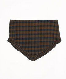 Samansa Mos2 | UV加工ギンガム三角スカーフ(バンダナ/スカーフ)