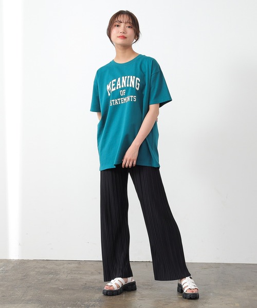 Honeys(ハニーズ)の「プリーツパンツ(その他パンツ・レディース・ブラック/ブルー/グリーン/グレイッシュベージュ・S/M/L)」の12枚目の写真