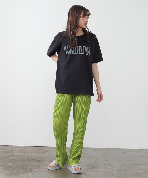 Honeys(ハニーズ)の「プリーツパンツ(その他パンツ・レディース・ブラック/ブルー/グリーン/グレイッシュベージュ・S/M/L)」の7枚目の写真