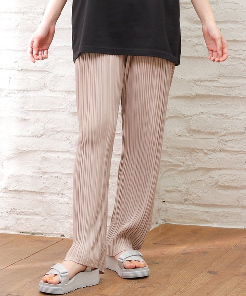 Honeys(ハニーズ)の「プリーツパンツ(その他パンツ・レディース・ブラック/ブルー/グリーン/グレイッシュベージュ・S/M/L)」の20枚目の写真