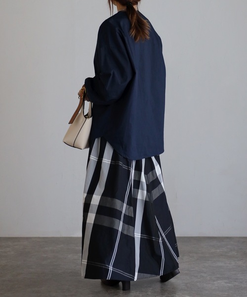 セール】ボリュームマキシスカート/タフタスカート（スカート