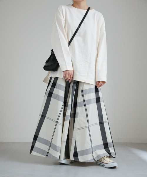 セール】ボリュームマキシスカート/タフタスカート（スカート