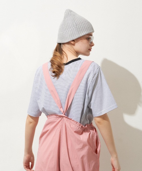 MERLOT(メルロー)の「【夏のスタイリングに欠かせない】ベーシックボーダーT(Tシャツ/カットソー・レディース・ブラック/イエロー/ブルー・FREE)」の7枚目の写真