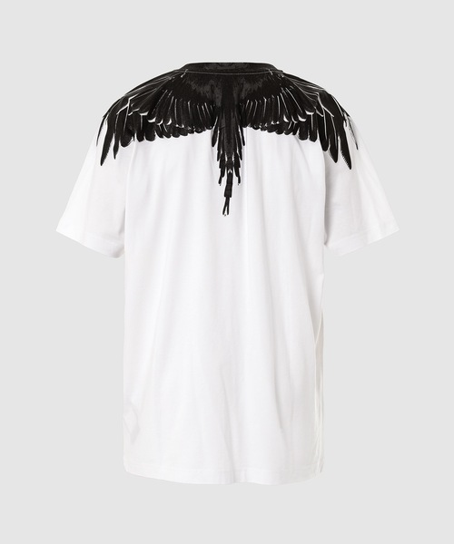MARCELO BURLON（マルセロ・バーロン）の「ICON WINGS REGULAR T-SHIRT（Tシャツ/カットソー・メンズ・ホワイト×ブラック・LARGE/X-LARGE/XX-LARGE）」の2枚目の写真