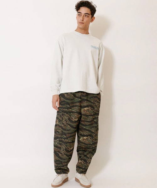 ピグメントダイロングスリーブTシャツ